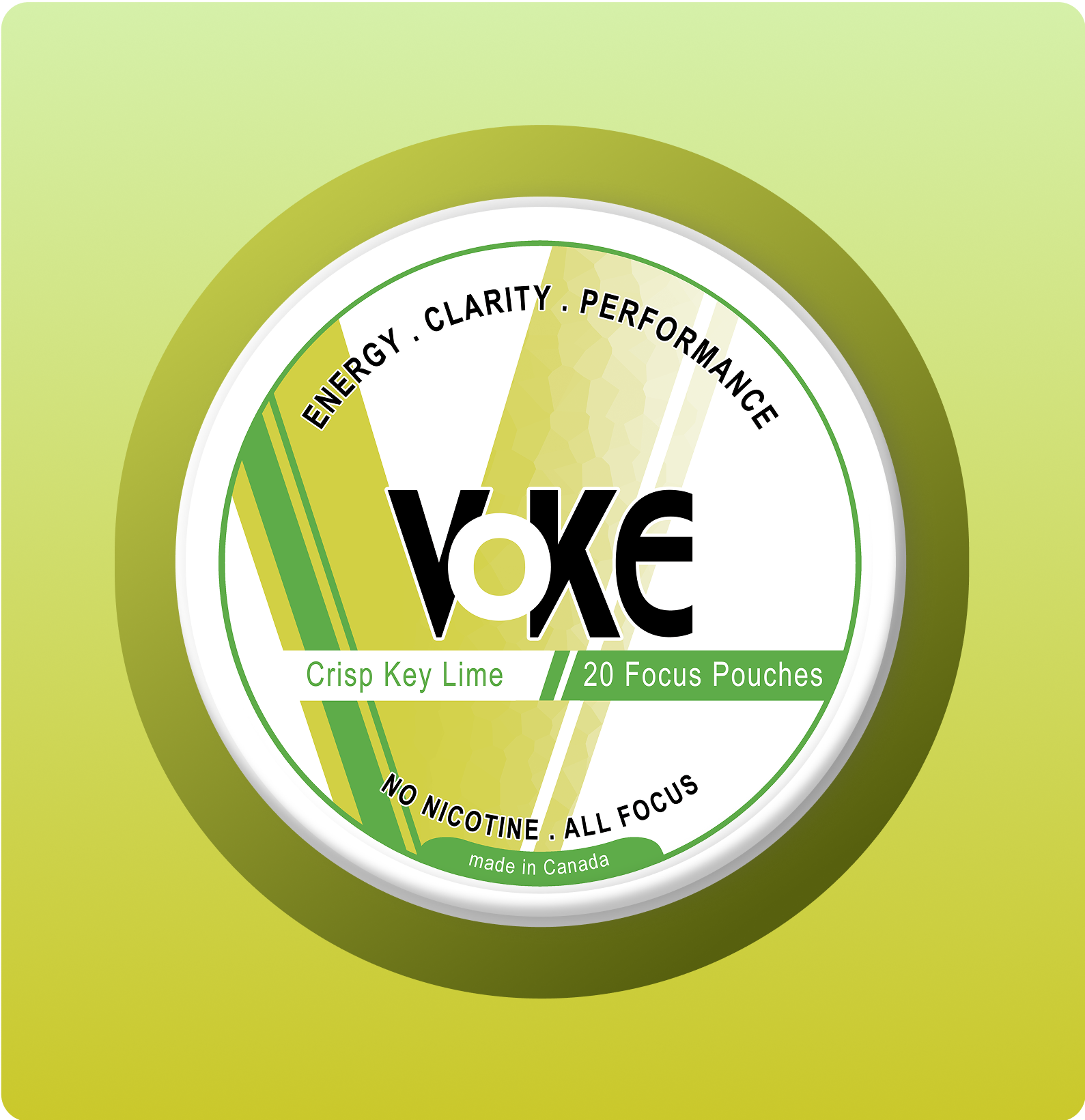 Voke Clarity Pouches - Crisp Key Lime