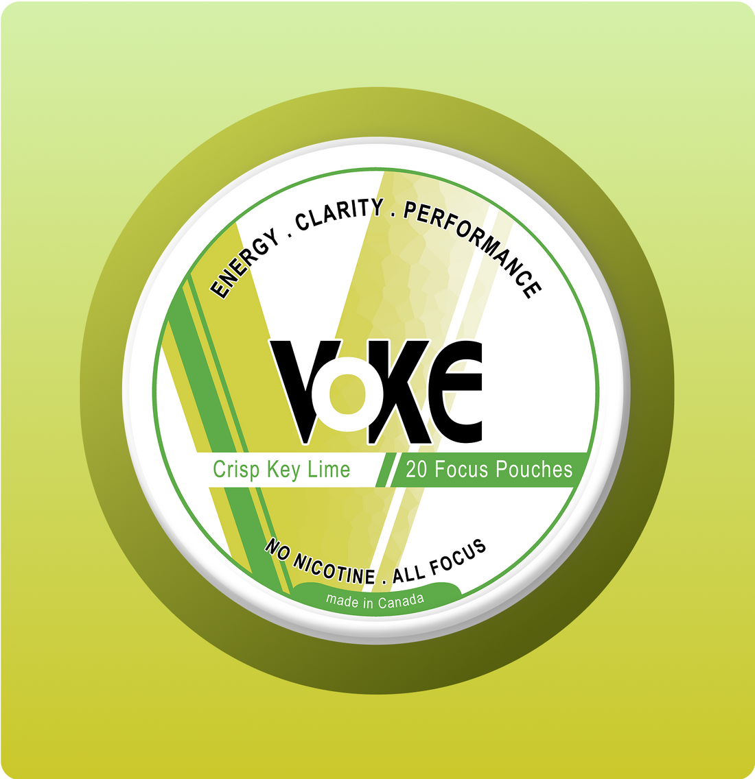 Voke Clarity Pouches - Crisp Key Lime