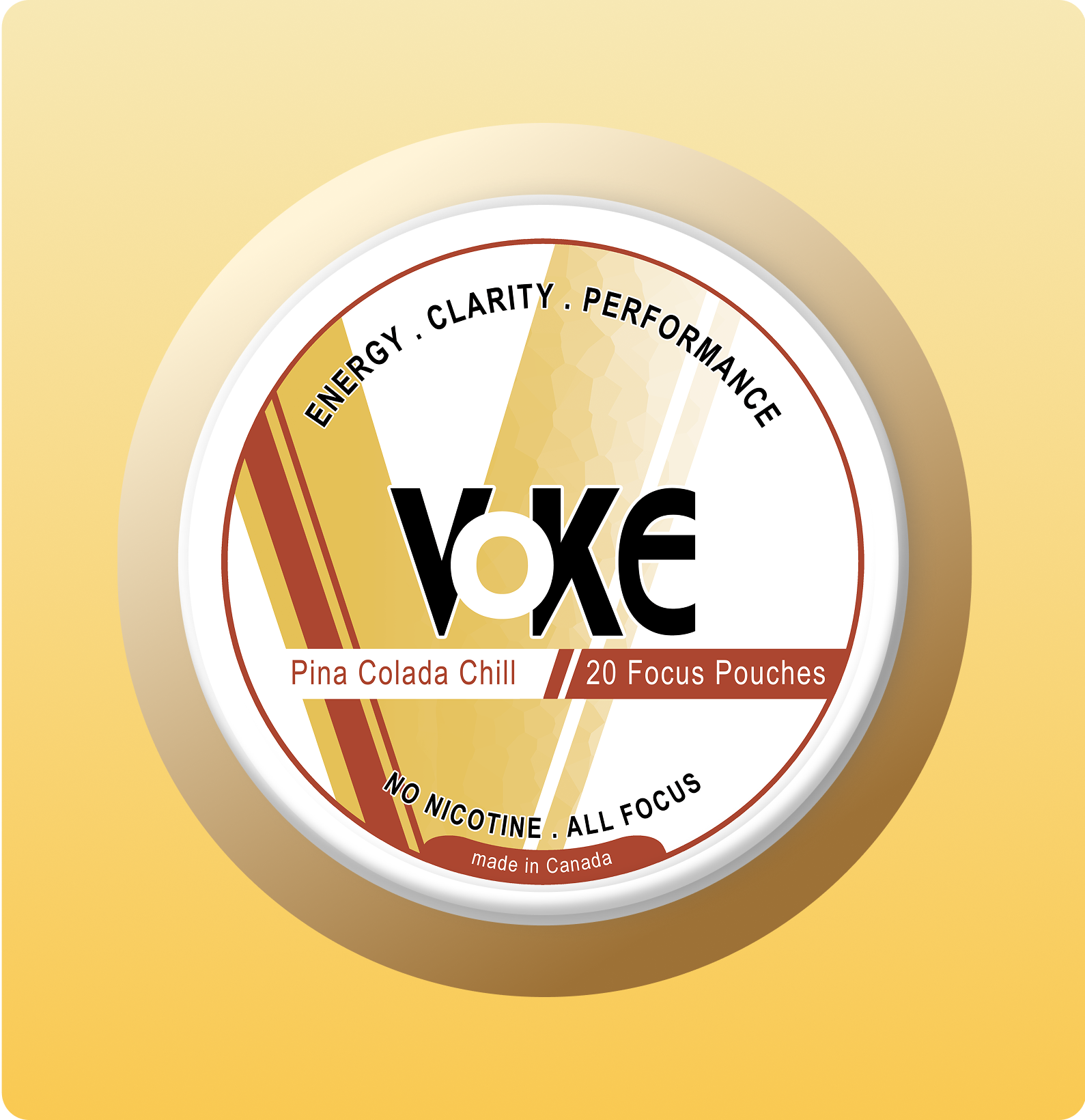 Voke Clarity Pouches - Pina Colada Chill