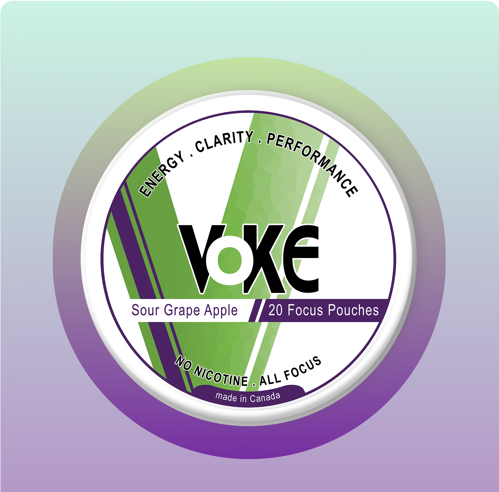 Voke Clarity Pouches - Sour Grape Apple