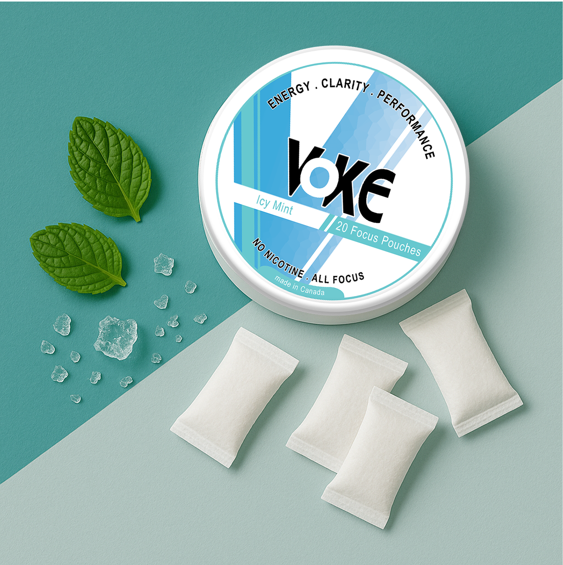 Voke Clarity Pouches - Icy Mint