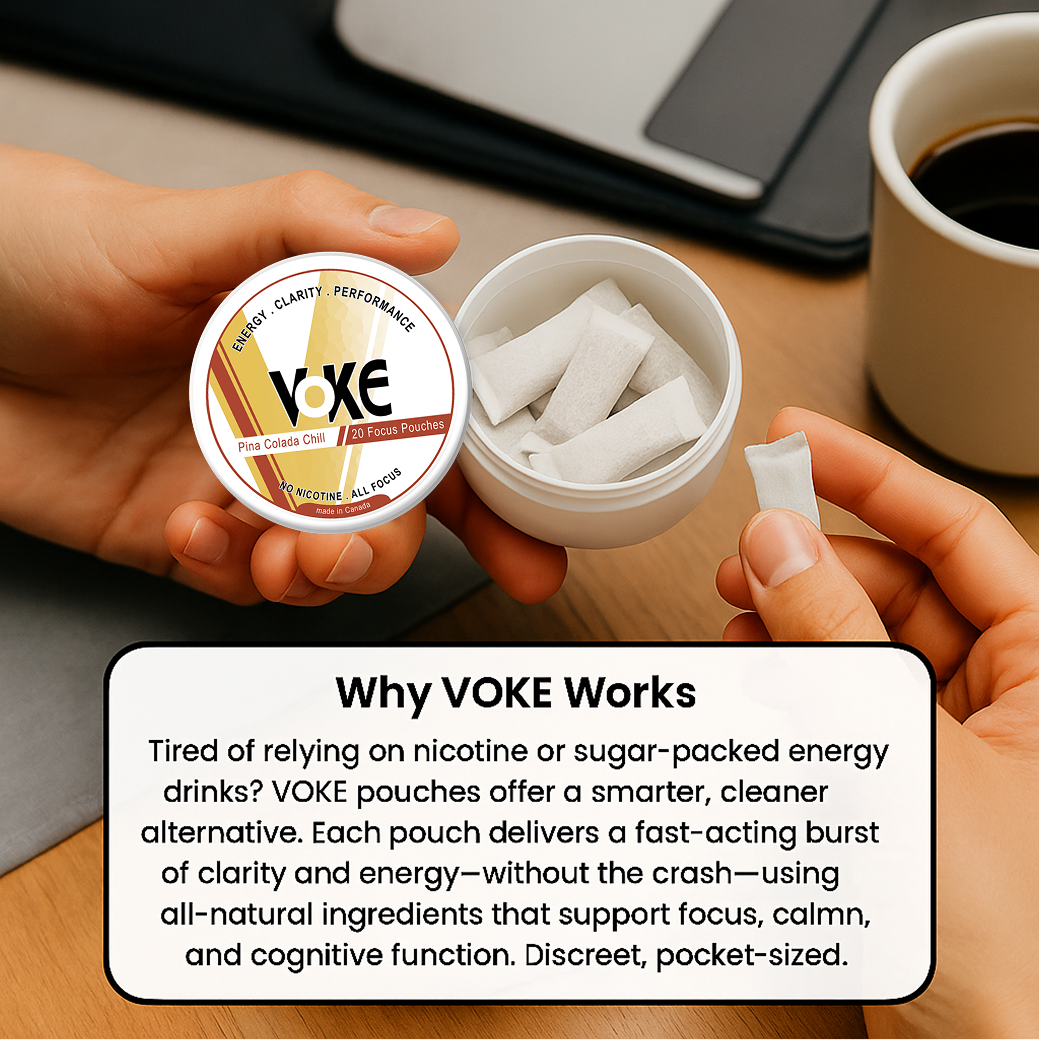 Voke Clarity Pouches - Pina Colada Chill