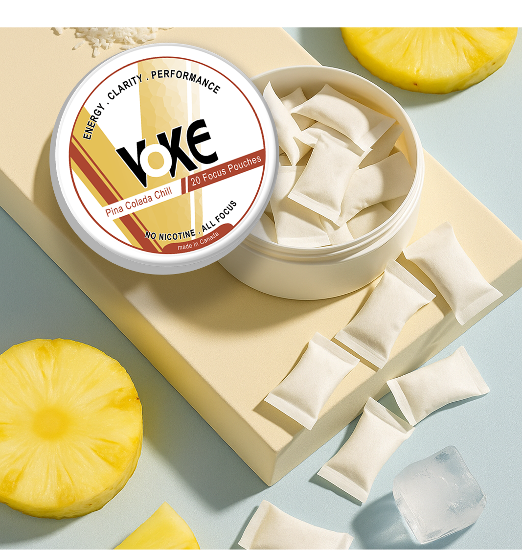 Voke Clarity Pouches - Pina Colada Chill