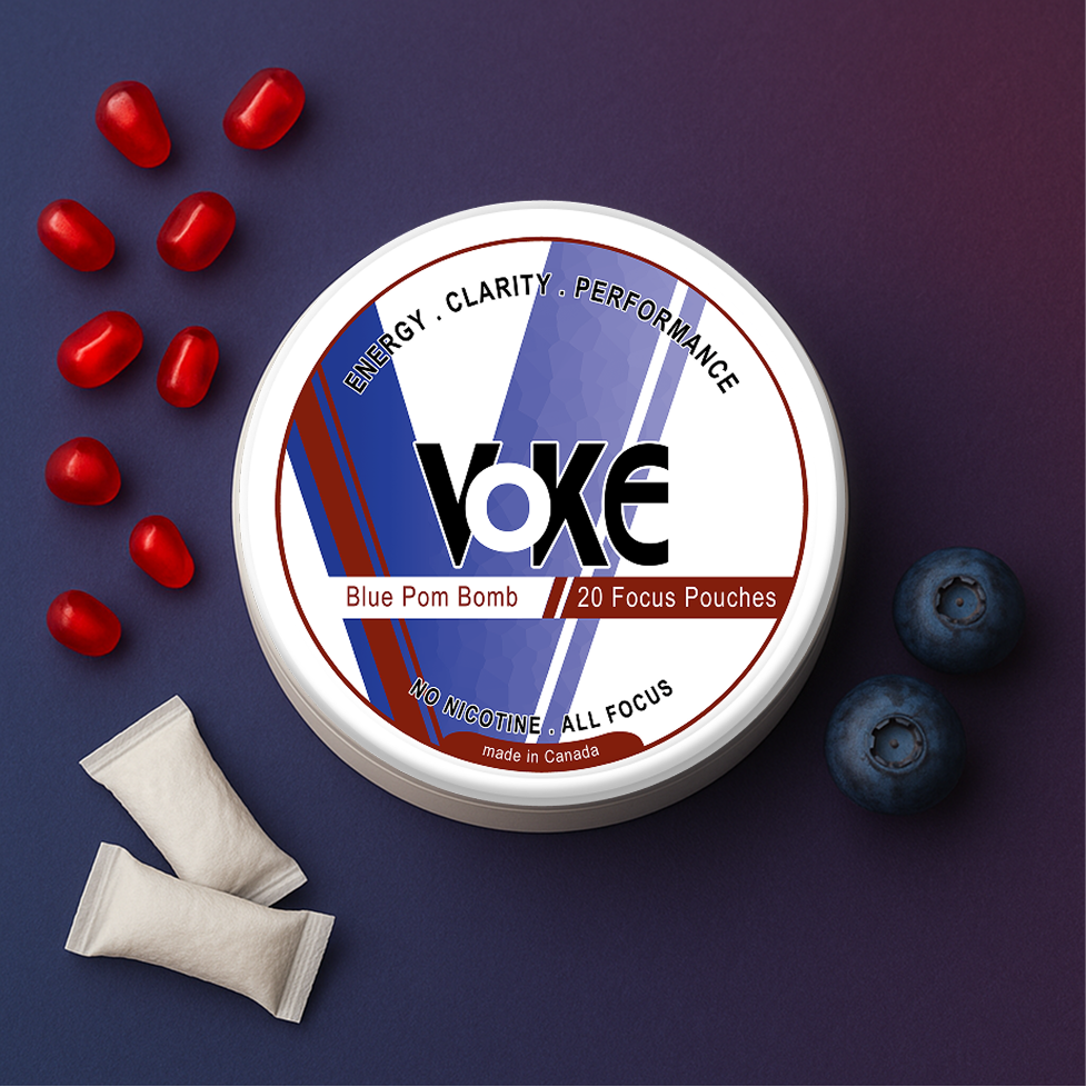 Voke Clarity Pouches - Blue Pom Bomb