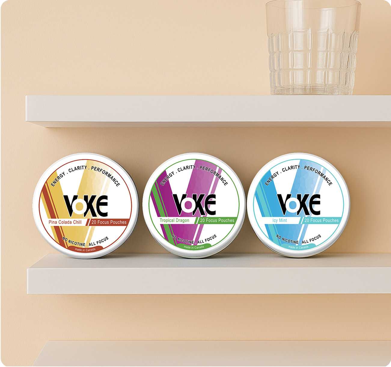 Voke Clarity Pouches - Bundle Pack_3 Cans